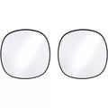 Uttermost Webster Black 34 Round Wall Mirrors Set of 2