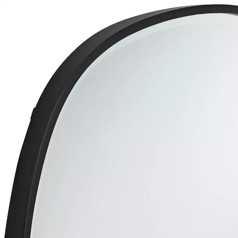 Lot de 2 miroirs muraux ronds noirs, 34 pouces, cadre en fer, décoration contemporaine