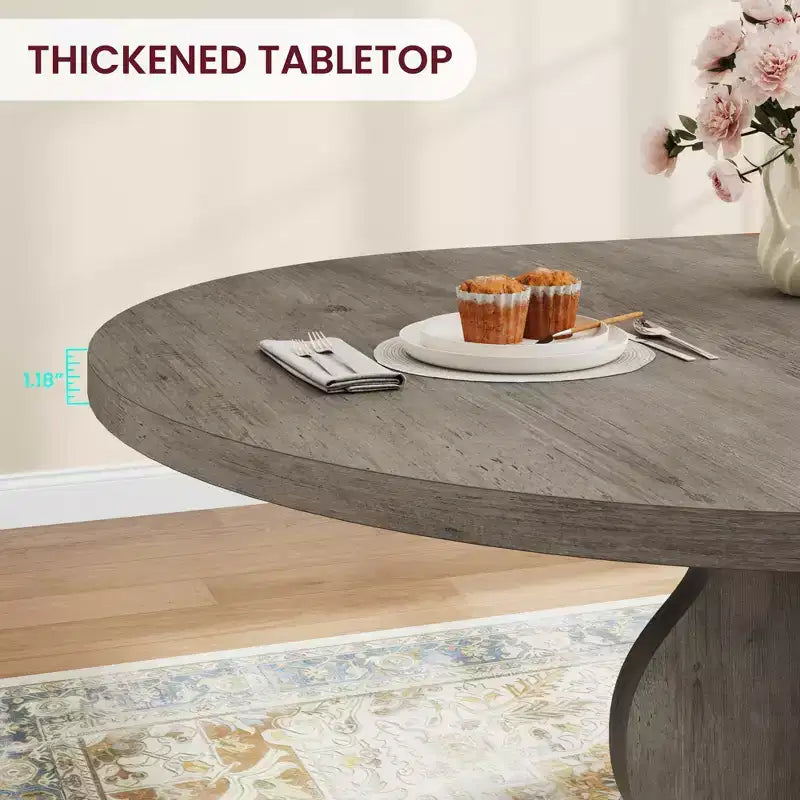 Table à Manger Ovale Extensible 120-160 cm, 4 à 8 Places, Plateau en Bois, Piètement Métal, Style Ferme