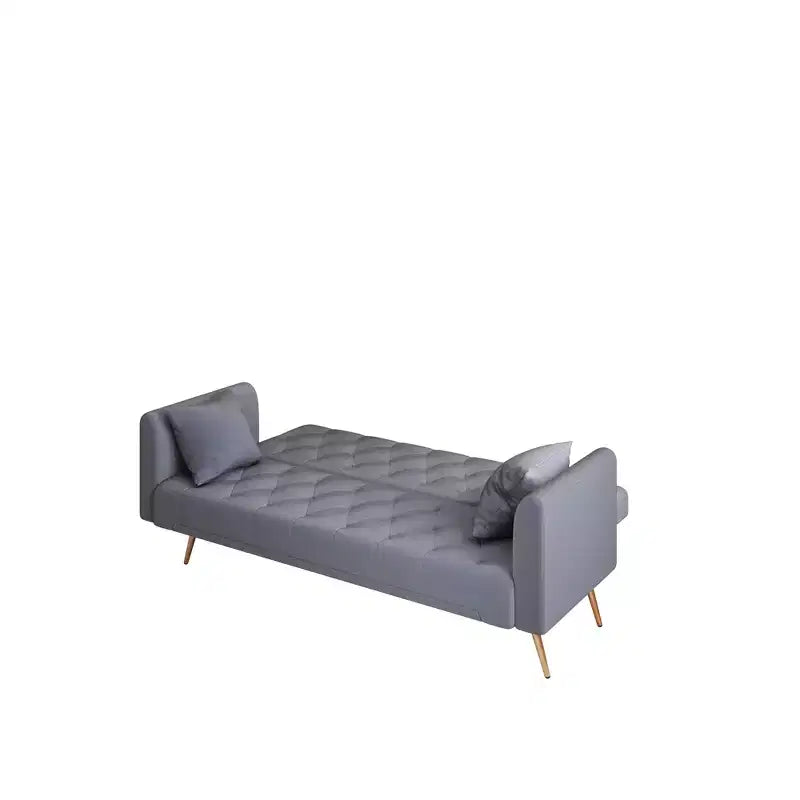 Canapé convertible 2 places en velours de 180 cm, 3 positions d'inclinaison, 272 kg, pieds en métal
