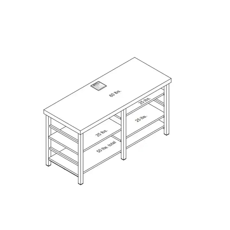 Meuble TV de rangement ajustable pour téléviseurs jusqu'à 50 po, fini grain de bois noir - Room EssentialsMC