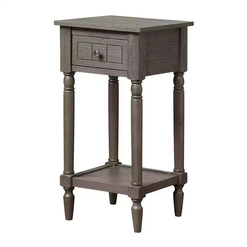 Breighton Home Provencal Countryside Mia Petite Accent Table with Drawer and Shelves