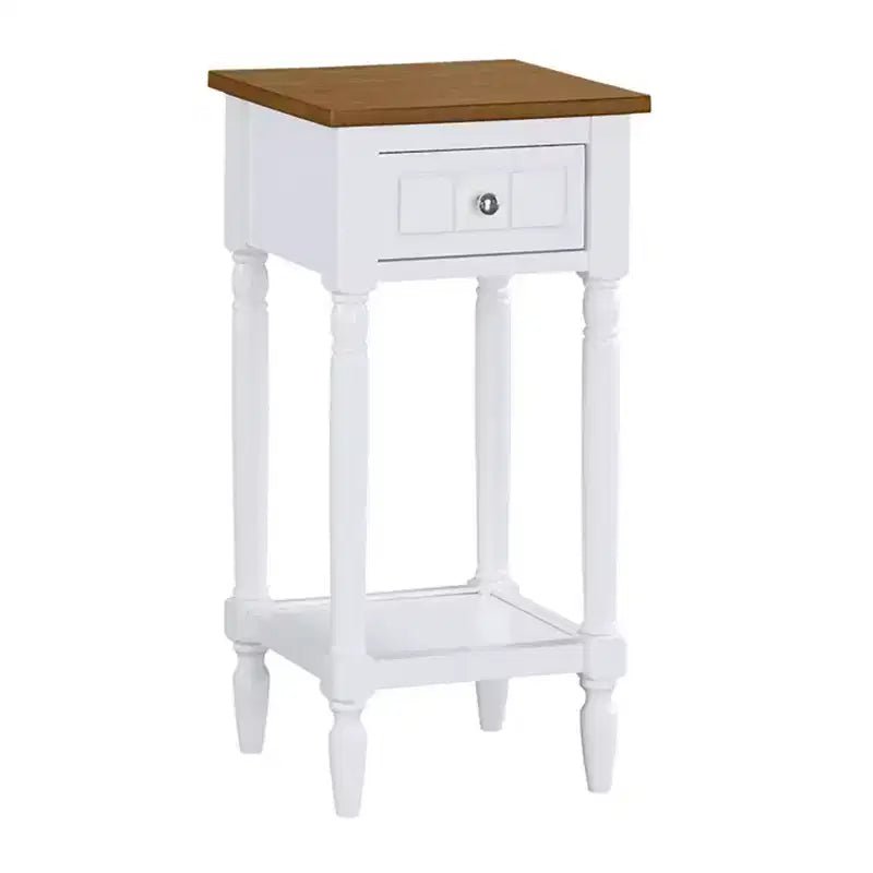 Breighton Home Provencal Countryside Mia Petite Accent Table with Drawer and Shelves