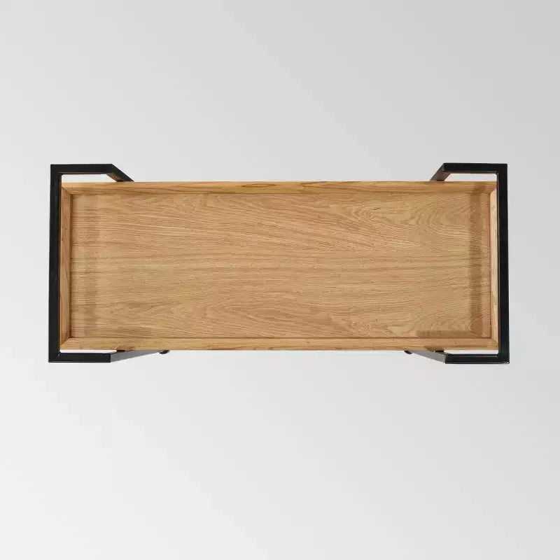 Chariot de bar industriel en bois Gerard - Christopher Knight Home