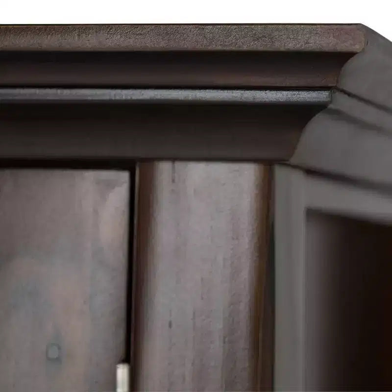 Meuble de rangement d'entrée en bois massif