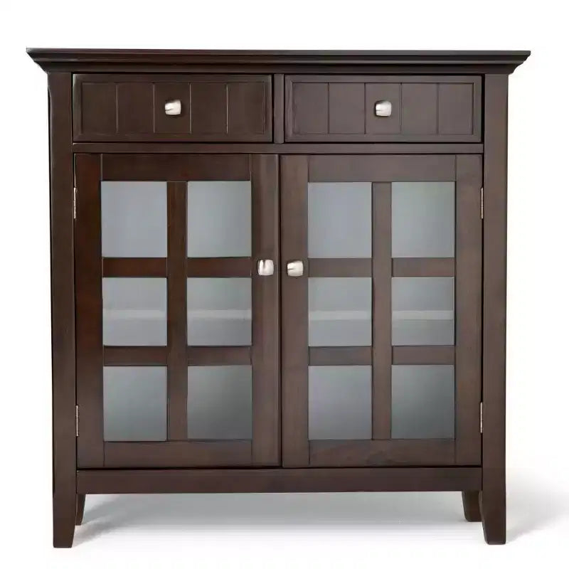 Meuble de rangement d'entrée en bois massif