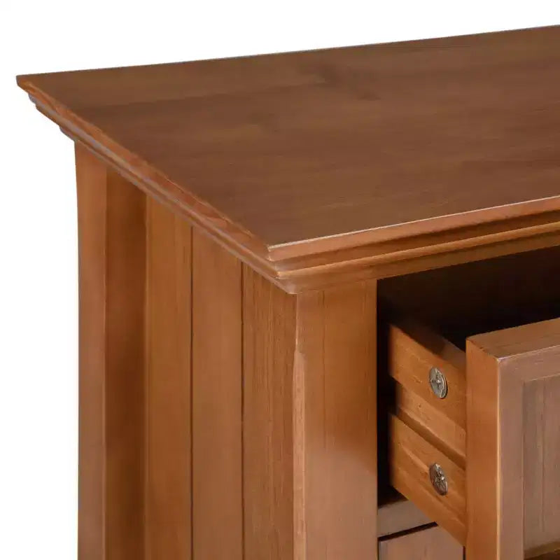 Meuble de rangement d'entrée en bois massif