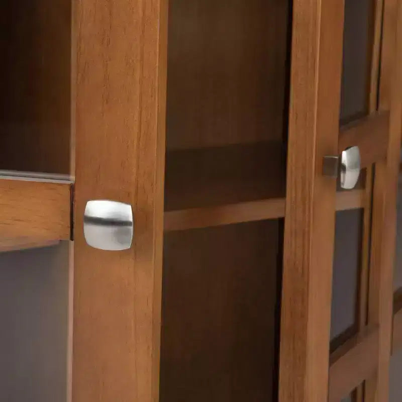 Meuble de rangement d'entrée en bois massif