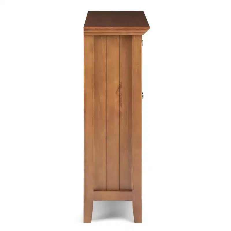 Meuble de rangement d'entrée en bois massif
