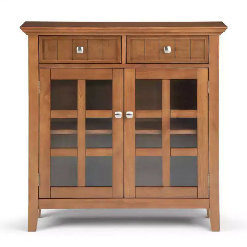 Meuble de rangement d'entrée en bois massif