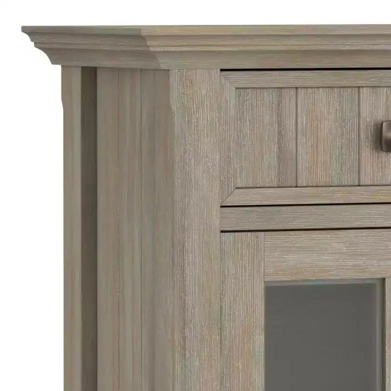 Meuble de rangement d'entrée en bois massif