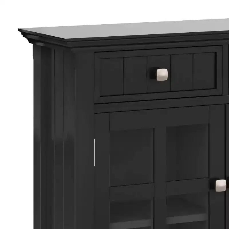Meuble de rangement d'entrée en bois massif