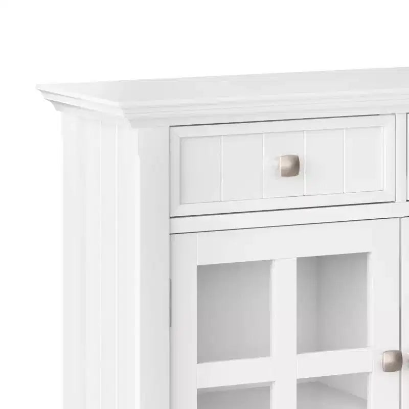 Meuble de rangement d'entrée en bois massif