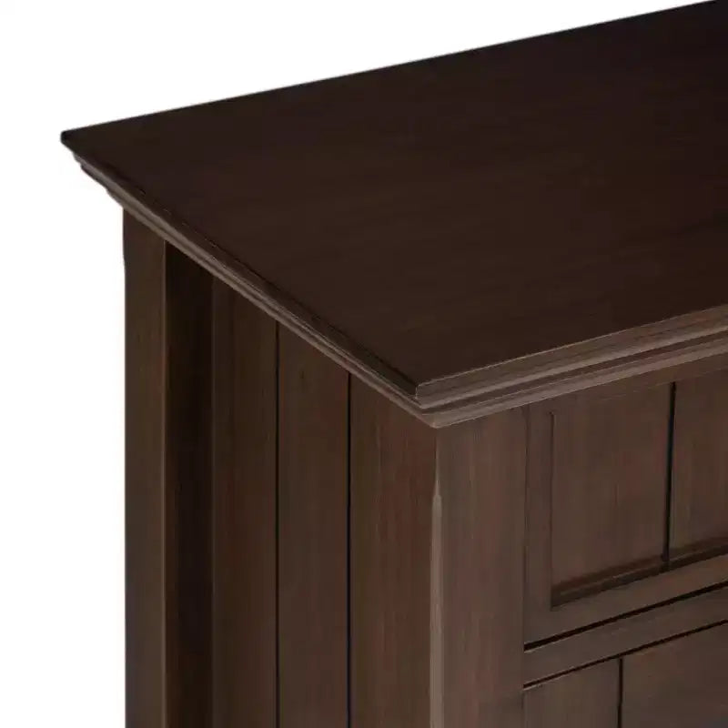 Meuble de rangement d'entrée en bois massif