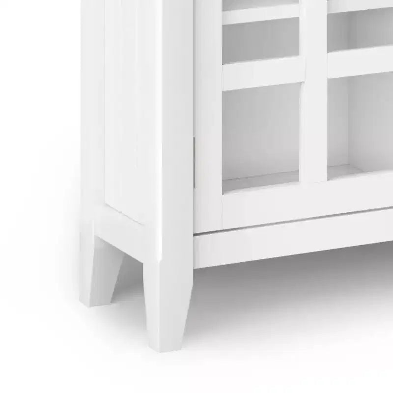 Meuble de rangement d'entrée en bois massif