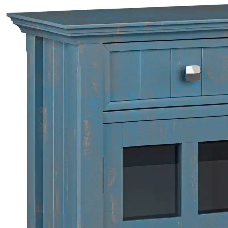 Meuble de rangement d'entrée en bois massif
