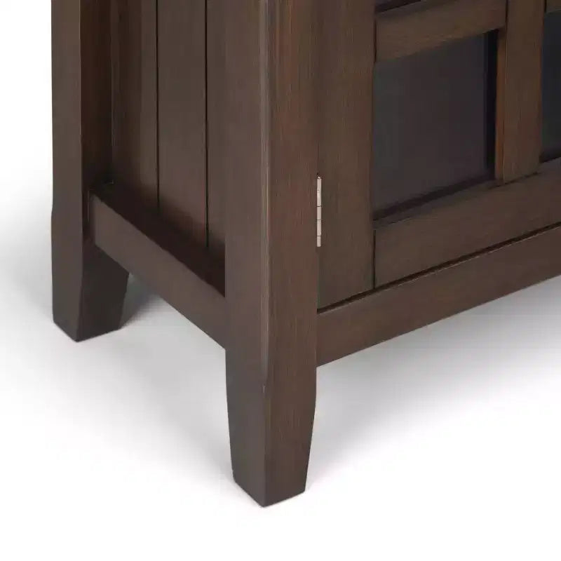 Meuble de rangement d'entrée en bois massif