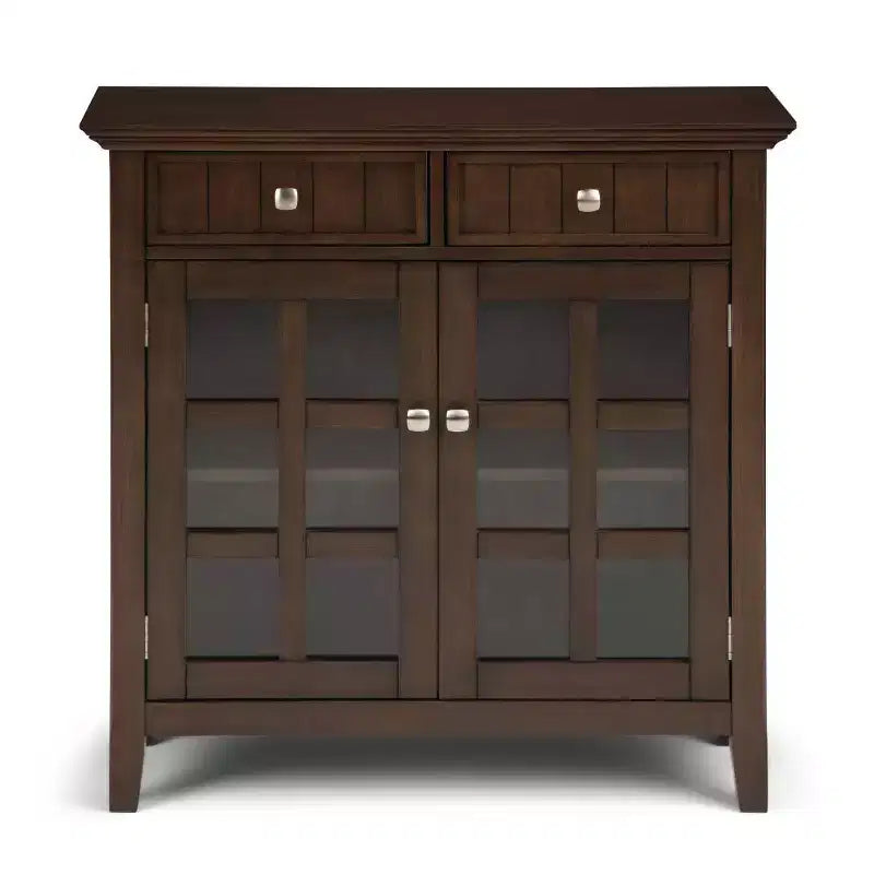 Meuble de rangement d'entrée en bois massif