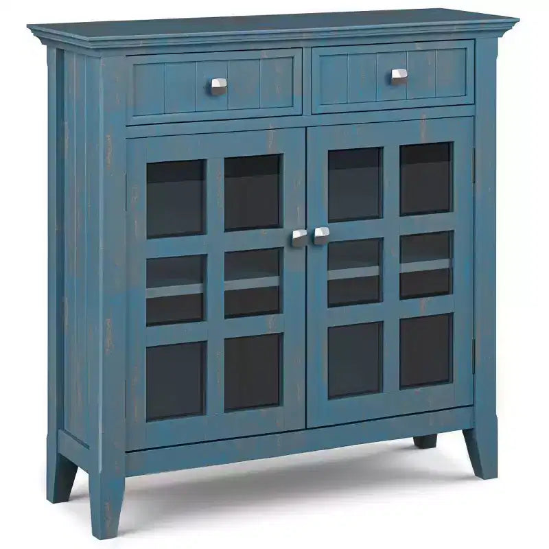 Solid Wood Entryway Storage Cabinet