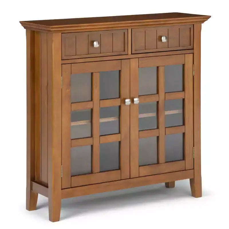 Solid Wood Entryway Storage Cabinet