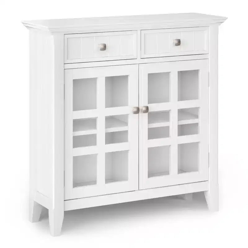 Solid Wood Entryway Storage Cabinet