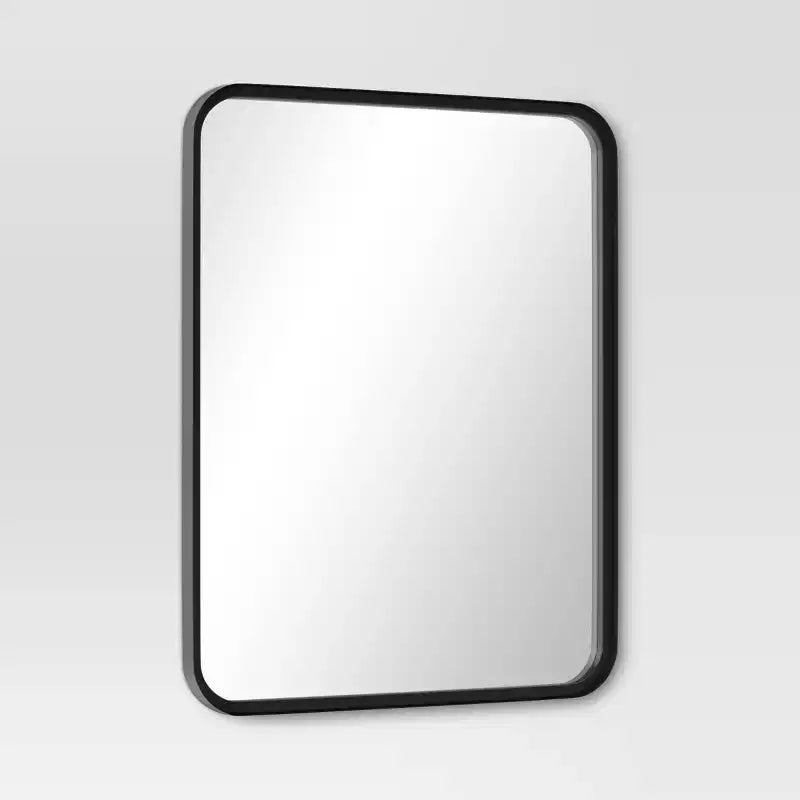 24 x 30 Rectangular Decorative Wall Mirror with Rounded Corners - Threshold