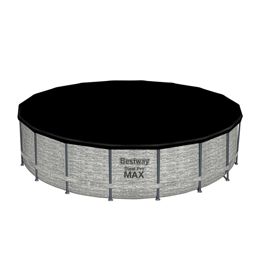 Piscine hors sol ronde Bestway Steel Pro MAX avec pompe et bâche